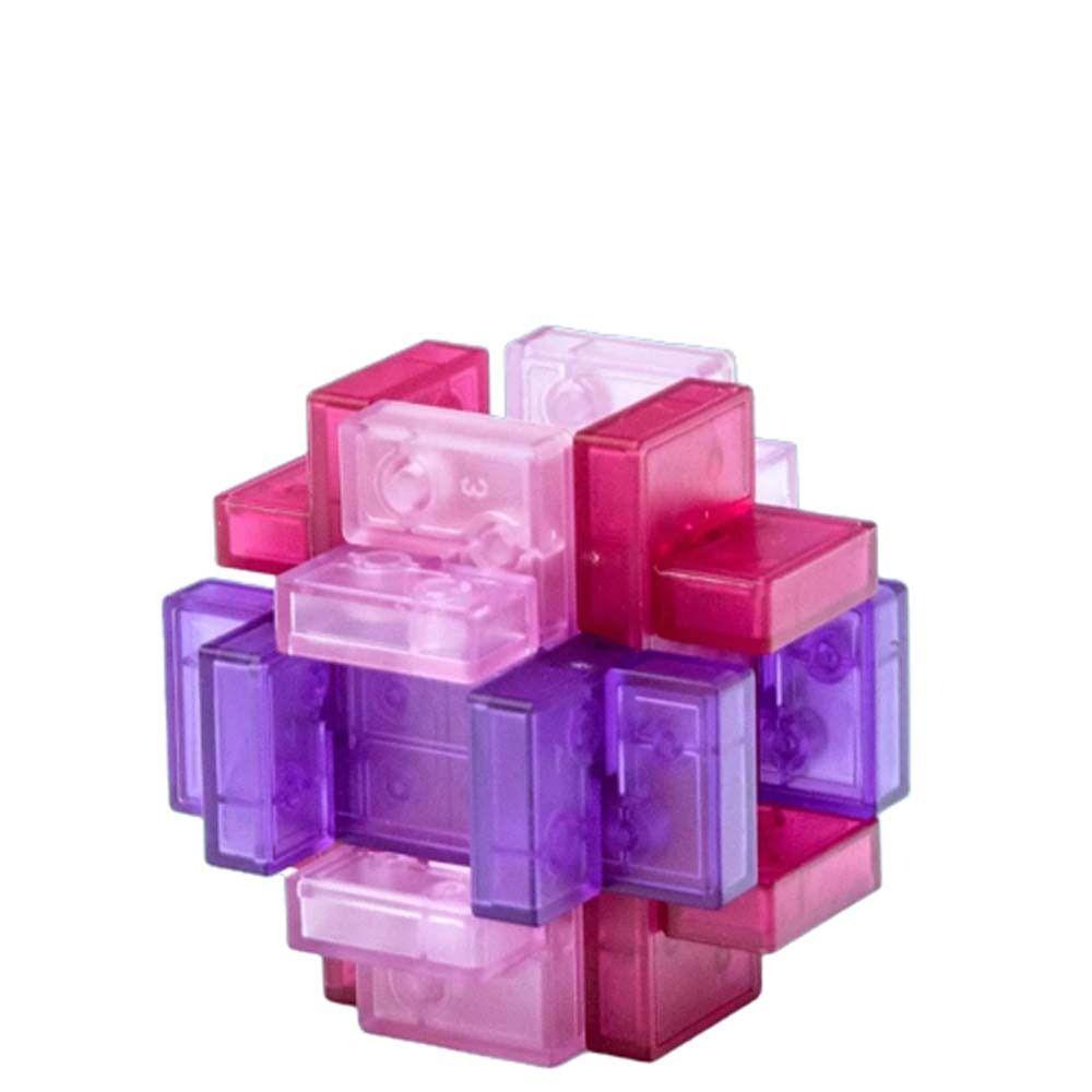 Transparentní IQ hlavolamy Luban Lock LuBan Lock Kong Ming Lock Děti a dospělí