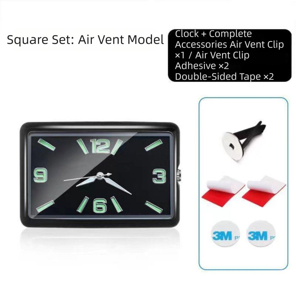 Lightweight Design Car Digital Clock Luminous Pointer Luminous Electronic Clock Automobile Use
