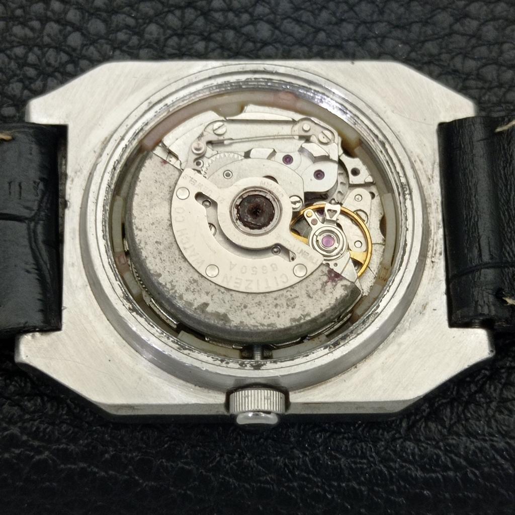 AUTOMATIC VINTAGE CITIZEN 6650A JAPAN BOY ORIGINAL DIAL WATCH a700351-5