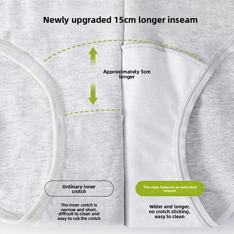 Female Spring and Autumn Fashion New Pure Cotton Does Not Clip Hip Triangle Briefs