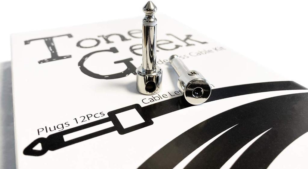 ToneGeek lötfreies Patchkabel-Set 12 Stecker mit beiden Canare 3m Werkzeuge enthalten / (kompatibel SL) / GS-4 /