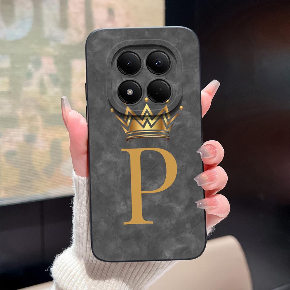 For Redmi Note 15 Pro 4G 5G Phone Cases Cute Panda 26 Letters Shockproof Soft Liquid Silicone Cover For RedmiNote15 15Pro Fandas