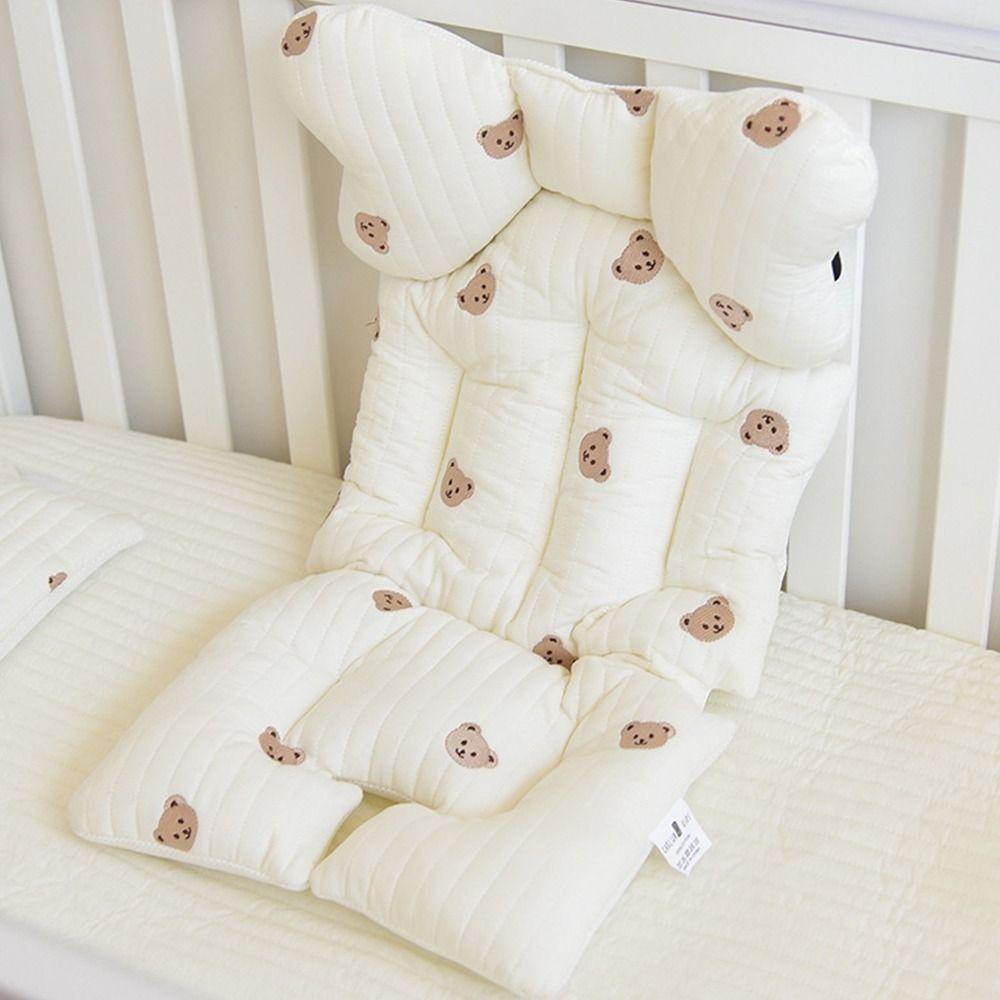Skin-friendly Baby Pram Cushion Cute Seat Liner Pad Stroller Seat Cushion  Stroller Accessories