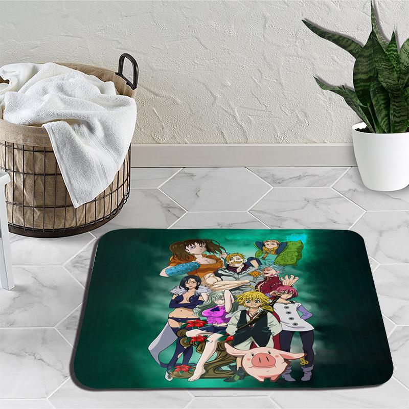 Covorul The Seven Deadly Sins desen animat sufragerie dormitor covor balcon baie covor antiderapant covor exterior cadou de zi