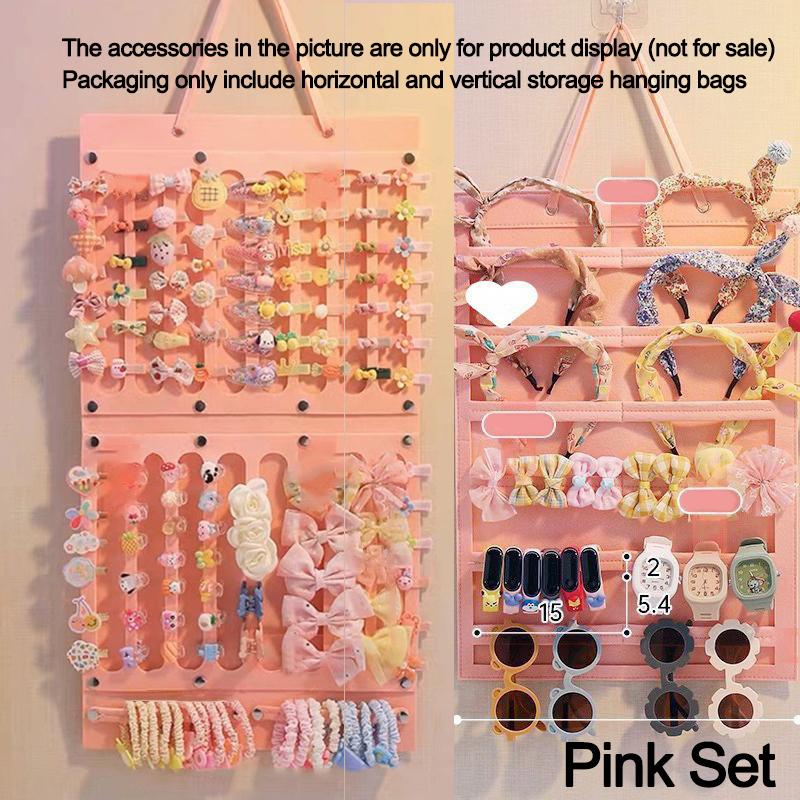 Hair Accessories Hanging Storage Organizer Wall Decoration Hair Bows Storage Hair Clips Hair Rope Glasses Organizing Storage