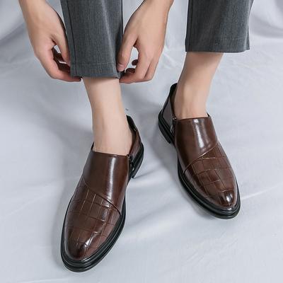 Neue Modelle Klassische Retro Herren Slipper Neuankömmling Herren Slip-on Schuhe Leder Mode Freizeit Party Outdoor Spazierschuhe