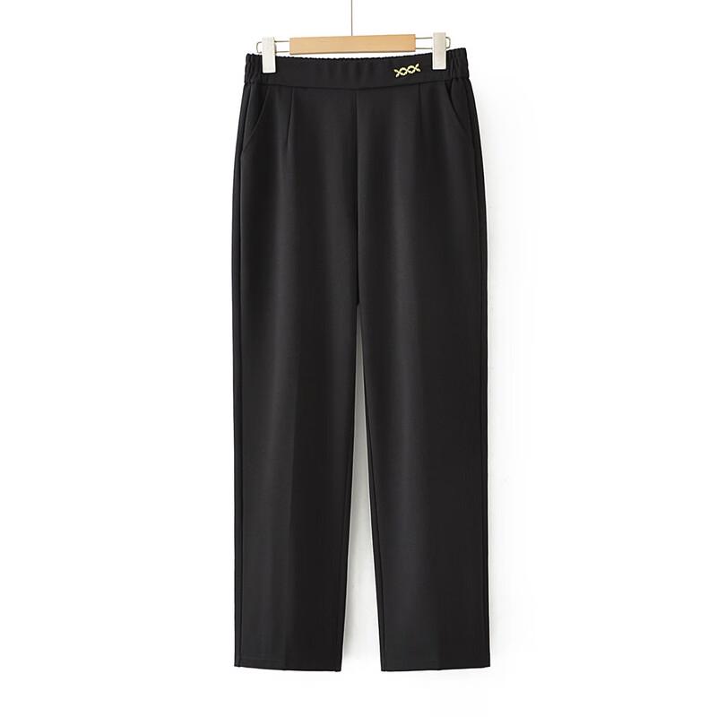 Yalu Women's High-Waist Loose Straight-Leg Pants