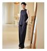 Advanced sleeveless vest, high waisted straight leg pants two-piece set, women's summer fashion temperament set