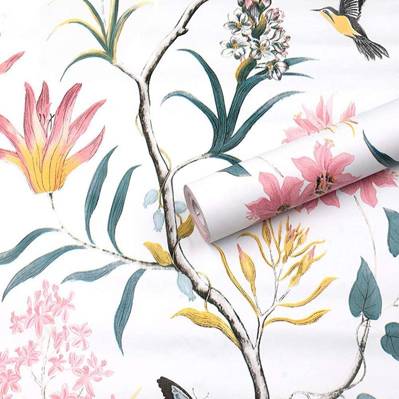 

Винтажная контактная бумага самоклеящиеся съемные обои виниловая пленка настенное покрытие декор для мебели цветочные обои пилинг и приклейка 1mx45cm sample