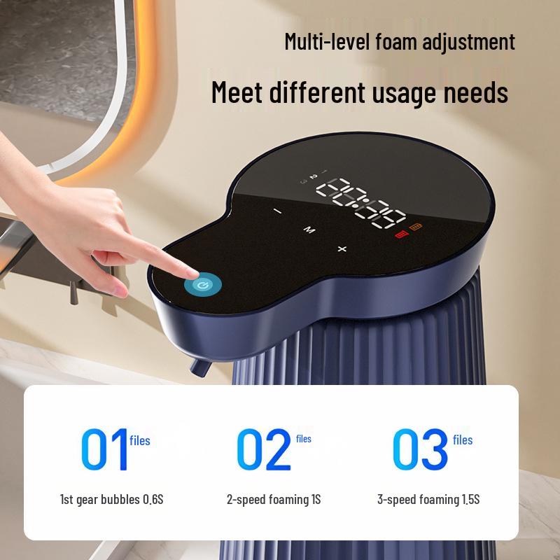 Rechargeable Automatic Foaming Hand Sanitizer Dispenser for Kitchen Countertops