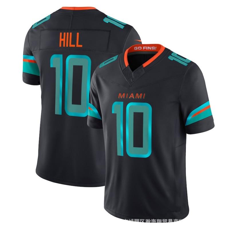 Dolphins Team Football Jersey Mens Womens Embroidered Rugby Shirt Athletic Sportswear