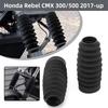 2x Motorcycle Accessories Front Fork Cover Dust Guard Shock Damping Rubber Gaiters Boots For Honda Rebel CMX 300 500 2017-2023