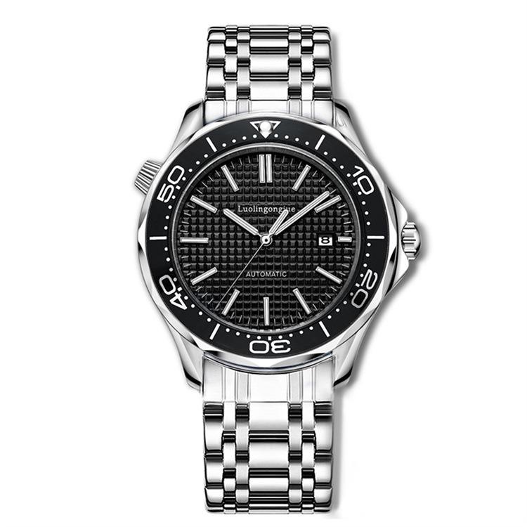 

Стильные и атмосферные мужские автоматические механические часы Haima с полым сетчатым дизайном