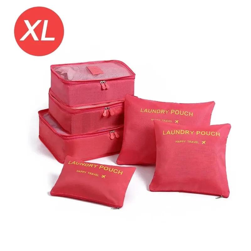 Home Travel 6-piece Clothing Storage and Organizing Bag Thickened Cosmetics Storage Bag Foldable Business Travel Storage Bag