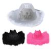 Bride Hat Bride Cowgirl Hat Bridal Party Bachelorette Party Hat Bride Cowboy Hat