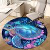 1pc Office Carpet Chair Mats Sea Turtle Fantasy Garden Perfect for Decorating Office Chairs, Living Rooms, Or Bedrooms