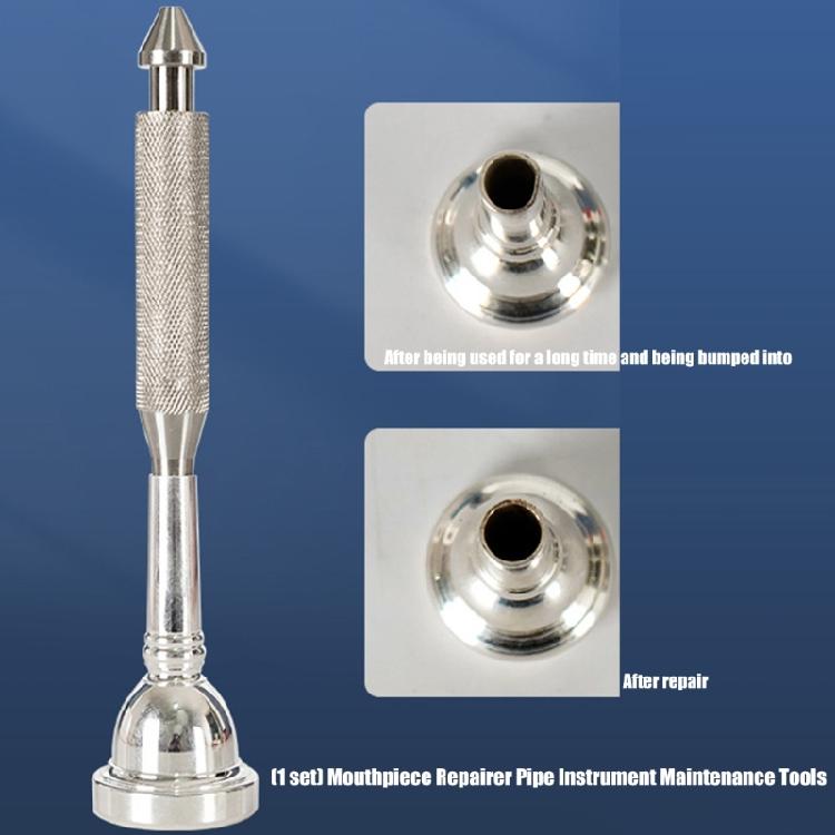 Portable Brass Instrument Repair Device For Dent Removal Alloy Musician Mouthpiece Reshaping Tool Practice Essential Accessory