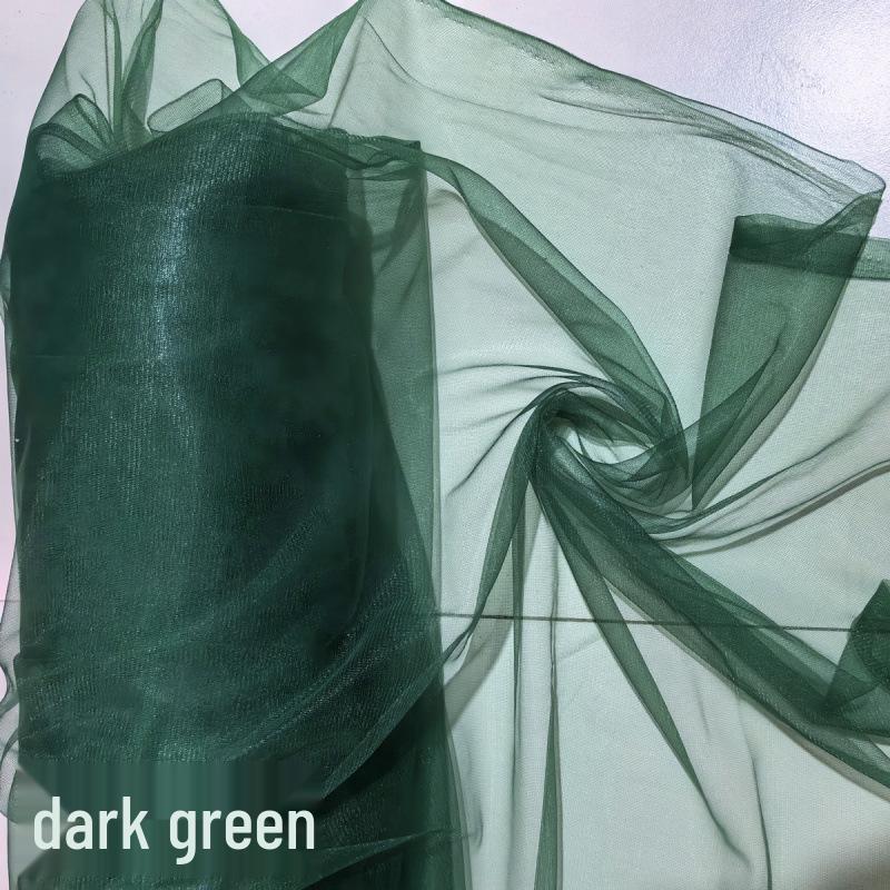 High-Density Swiss Organza Yarn Wedding Decor Fabric: Table Runner, Ceiling Drapes, Chair Sash Props