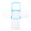 Watercolor Paint Set Travel Portable 24 Well Empty Mixing Tray with   Washing Bucket
