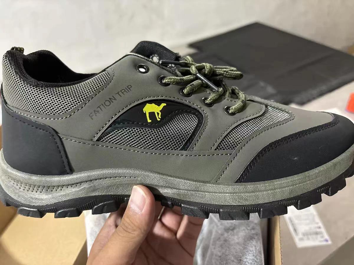

39-48 large size spring and autumn new outdoor mountaineering men s shoes wear-resistant hiking shoes dad middle-aged and elderly walking shoes 48