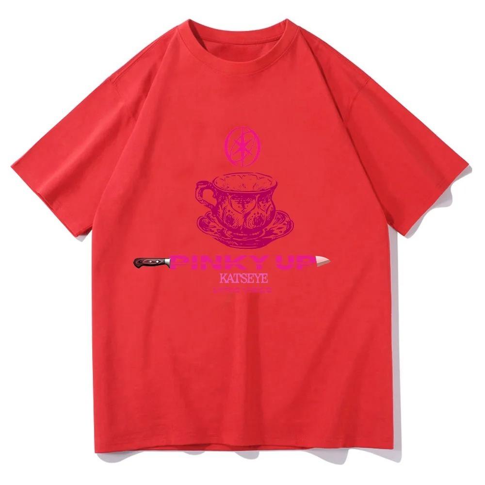 

2026 Summer Fashion New Cotton T Shirts KATSEYE PINKY UP T-shirts Women Men Comfortable Breathable Clothing Fans Gift Perfect Y2K Tee XXXL