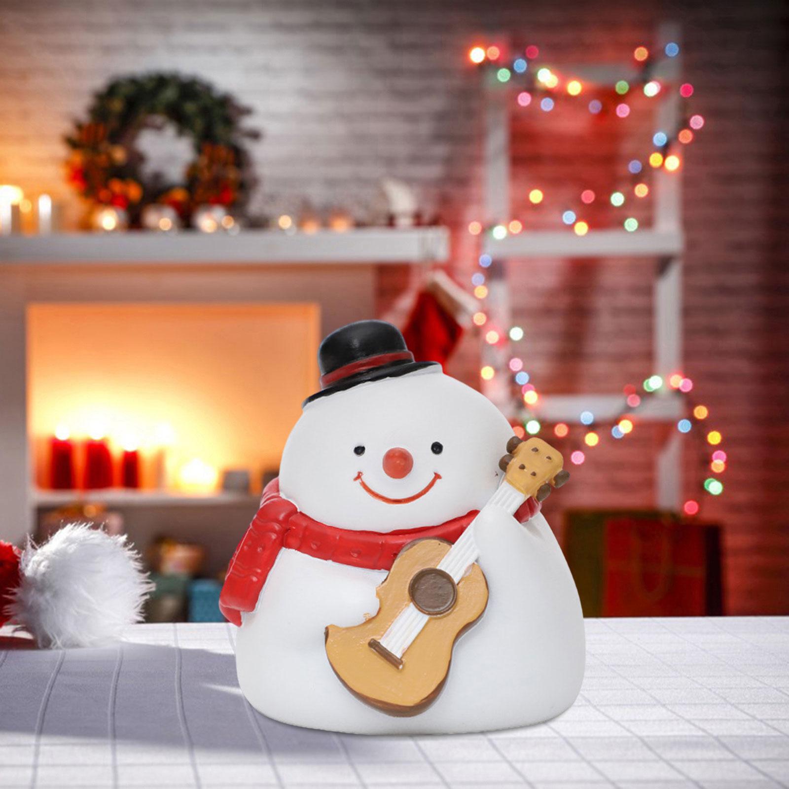 

Christmas Elk Desktop Decor Crafts Resin Christmas Tree Ornament for Birthday Party Holiday Landscape Home Decor New Year