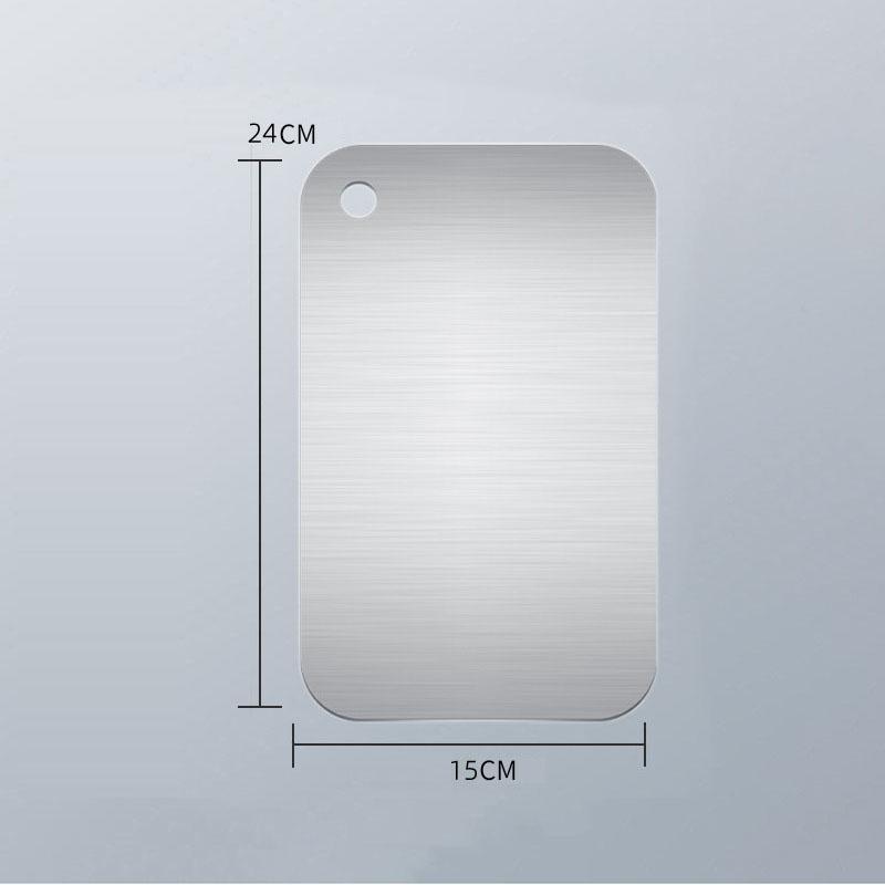 

New Stainless Steel Cutting Board Multifunctional Double-Sided Chopping Board For Home Kitchen Cooking Thickened Cutting Board