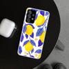 Citrus Limon Linnaeus Phone Case Cover for Samsung Galaxy A12 A22 A32 A52 A72 A02S A51 A50S A31 A20S A10S Note 20 Ultra 10 Plus