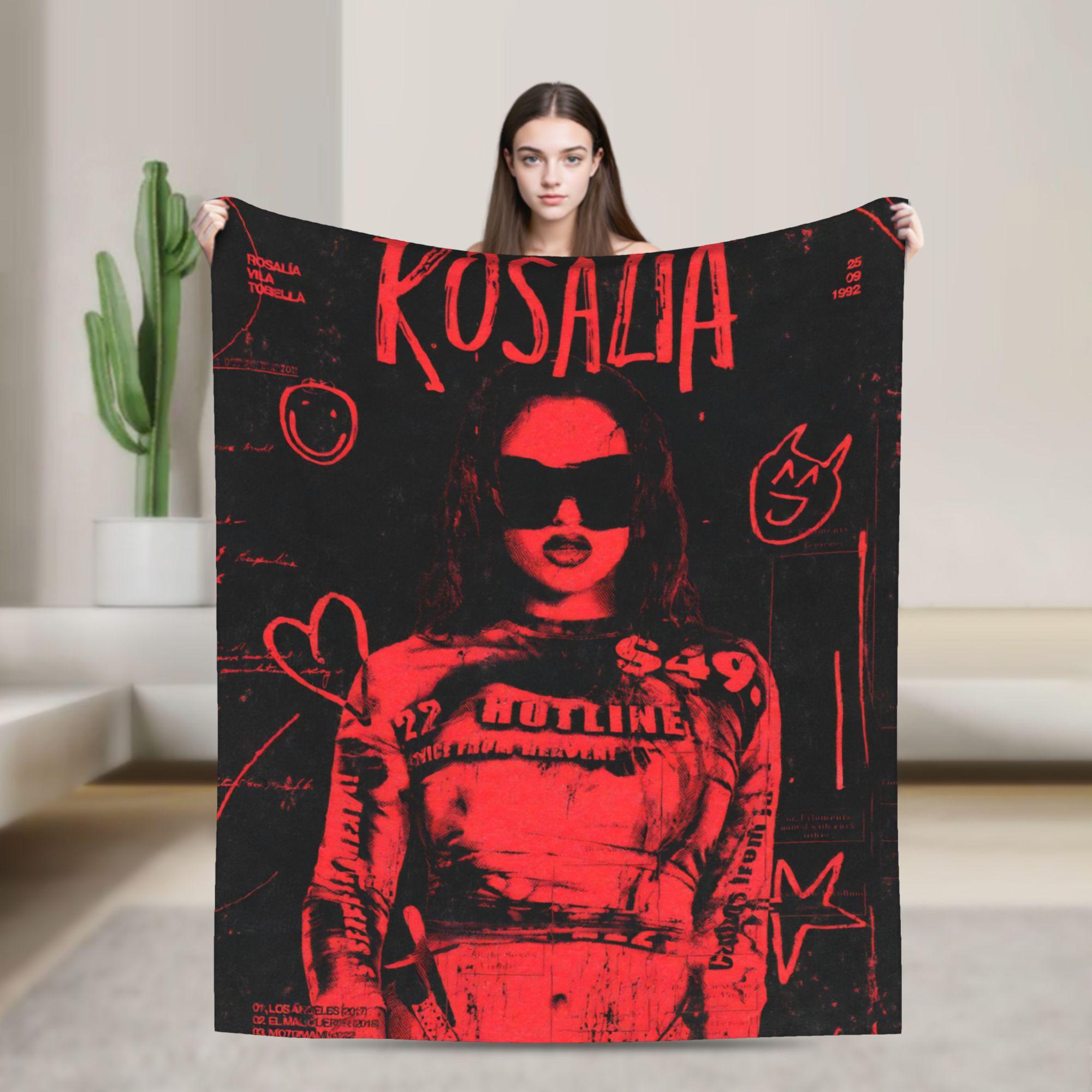 

Rosalia Lux Warm Soft Blanket Picnic Plush Bedding Throws Fluffy Home Decor Flannel Bedspread Sofa Bed Cover 75x90cm
