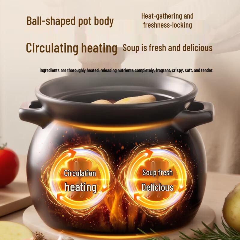 Ningzhao 6.5L Ceramic Casserole Pot