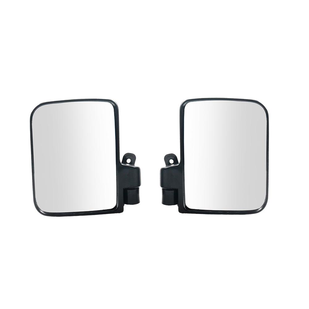 

1 пара универсальных боковых зеркал для гольф-каров, складное зеркало заднего вида для Ezgo Club Cars Yamaha Star Zone, сменные аксессуары чёрный