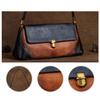 Underarm Baotou Layer Leather Countercolor Handbag Retro Simple Baguette Bag Retro Women's Bag