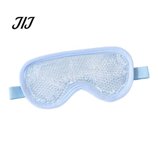 Portable Ice Bead Face Mask Gel Mask, Hot Cold Therapy Eye for Post Reusable Pack Surgery Recovery, 3D Contoured Cooling Heating with Adjustable Strap