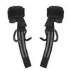1Pair Workout Wrist Hooks Lifting Pull Up Strap Hooks Weightlifting Non slip Grips Wristband Power Training