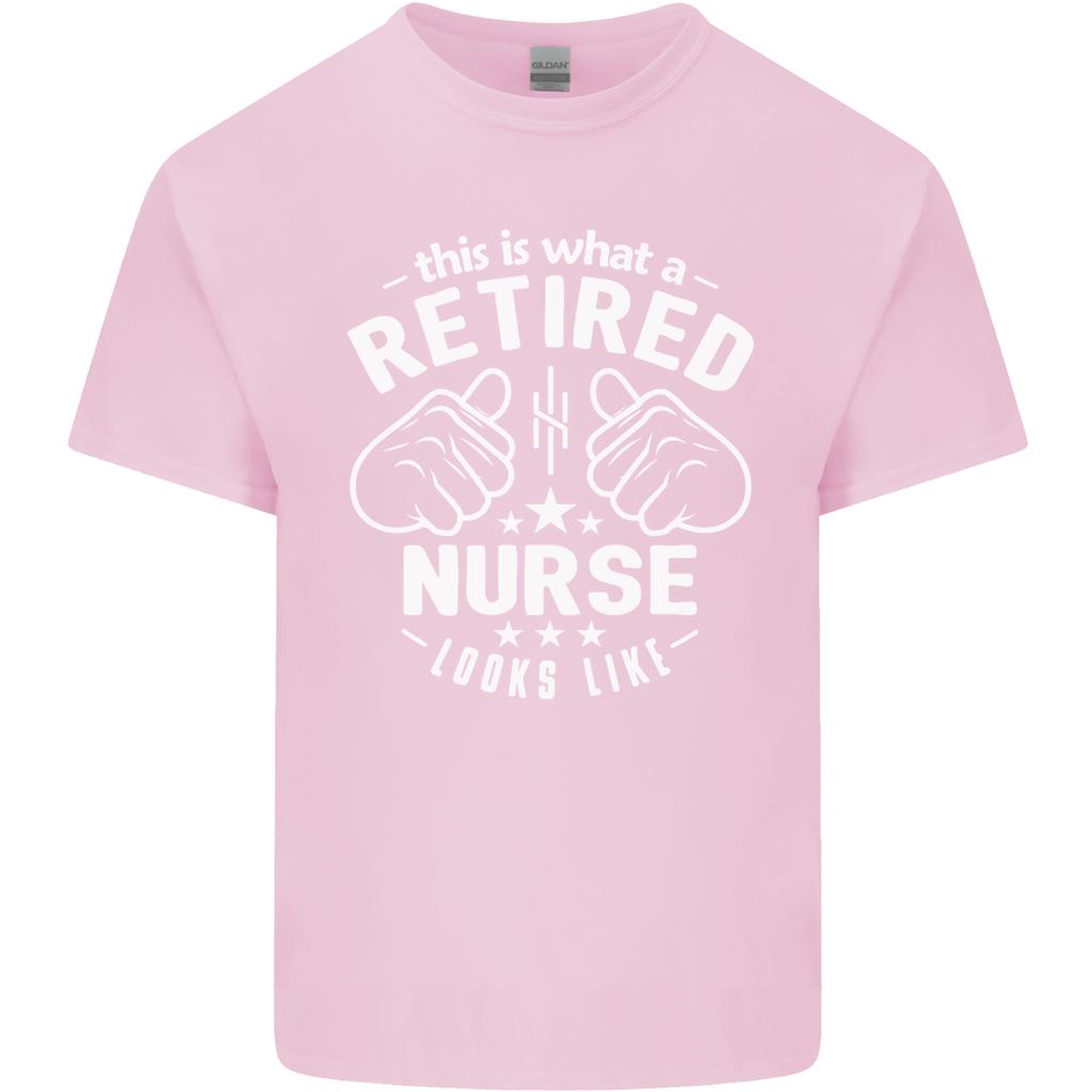 This Is What a Retired Nurse Looks Like Unisexs Light Cotton TShirt