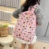 Cute Cartoon Puppy Dog Print Backpack Large-Capacity Casual Student Schoolbag  Delicate Personality Trend Travel Bag Gift