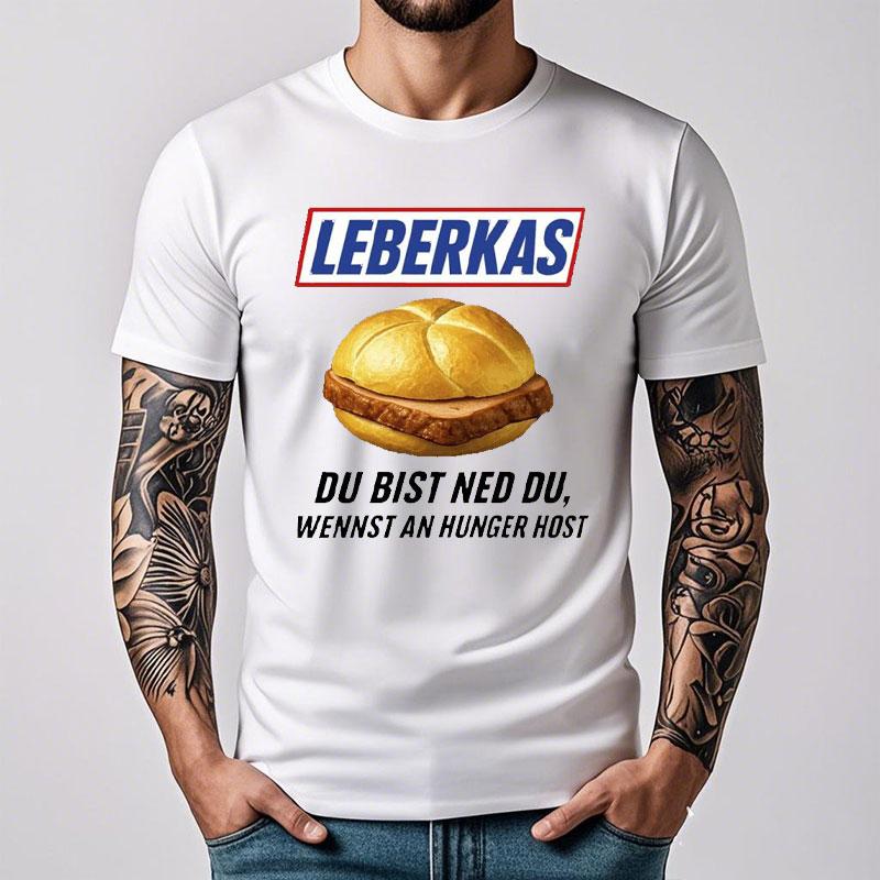 Leberkäse T-Shirt Oktoberfest München Bayern Fun Shirt Lustiges Neues Sommer Kurzarm-T-Shirt Gestartet Lässiges Baumwoll-Print-Oberteil