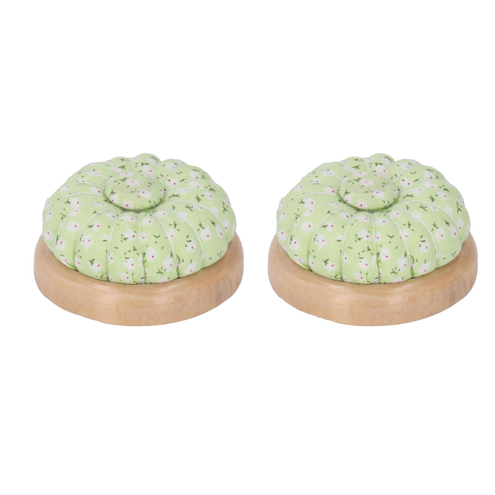 

2 шт. Держатель для швейных булавок Магнитная кнопка Форма тыквы Подушечка для швейных игл для DIY Вышивки крестом