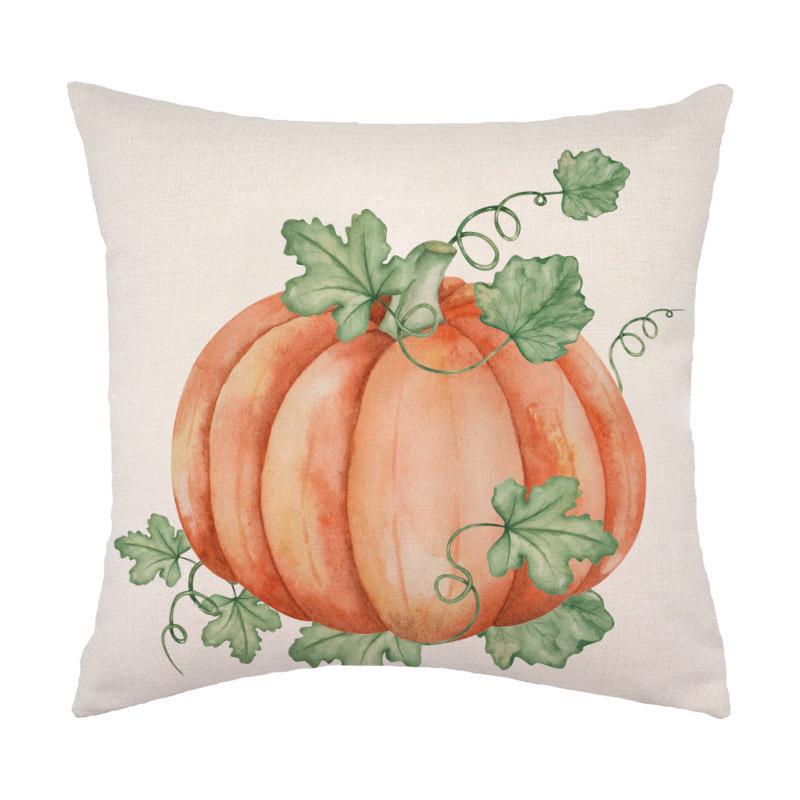 Custom Christmas Pumpkin Pillowcase - Festive Home Decor for Living Room, Sofa, or Bedroom