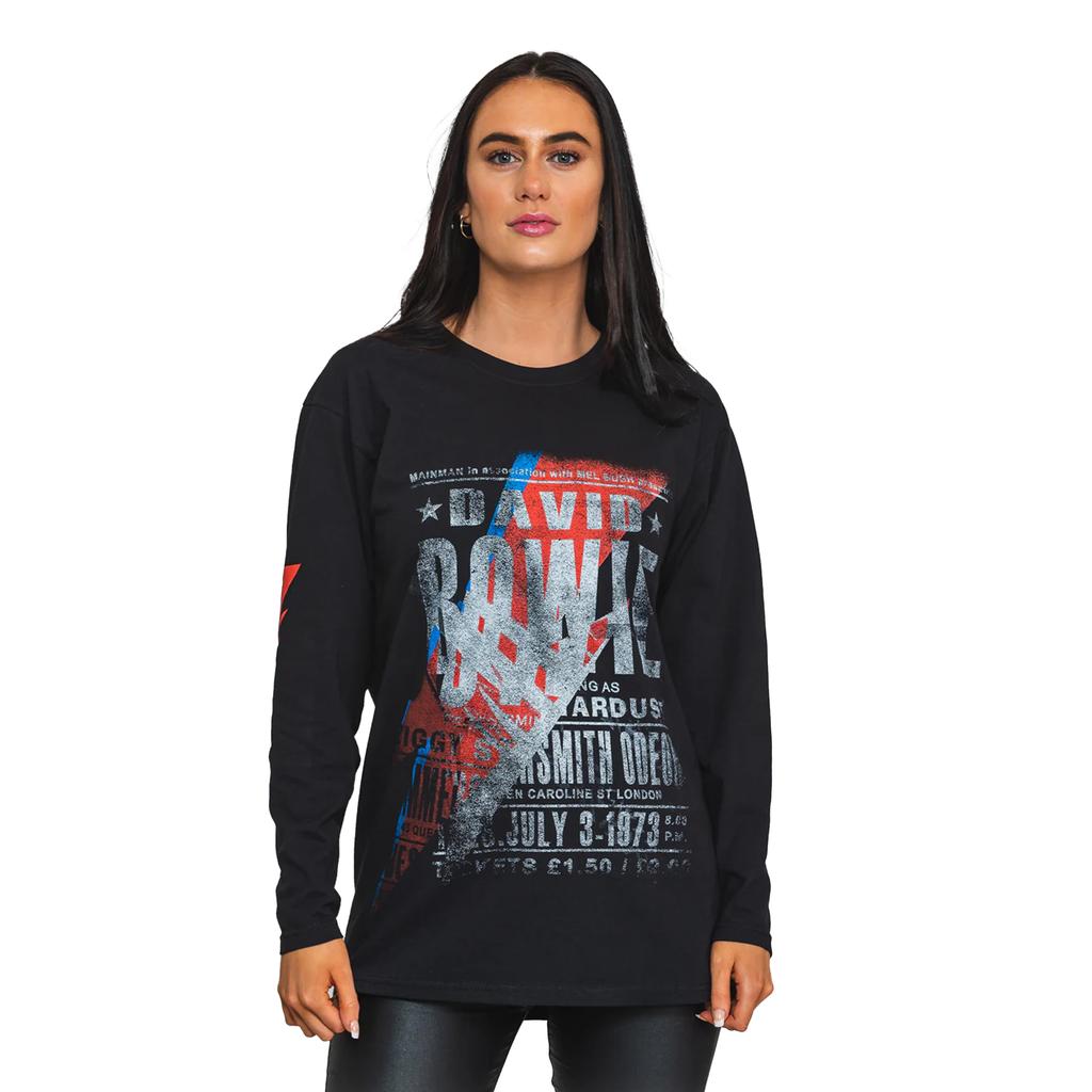 David Bowie Unisex tričko Hammersmith Odeon pro dospělé pro dospělé