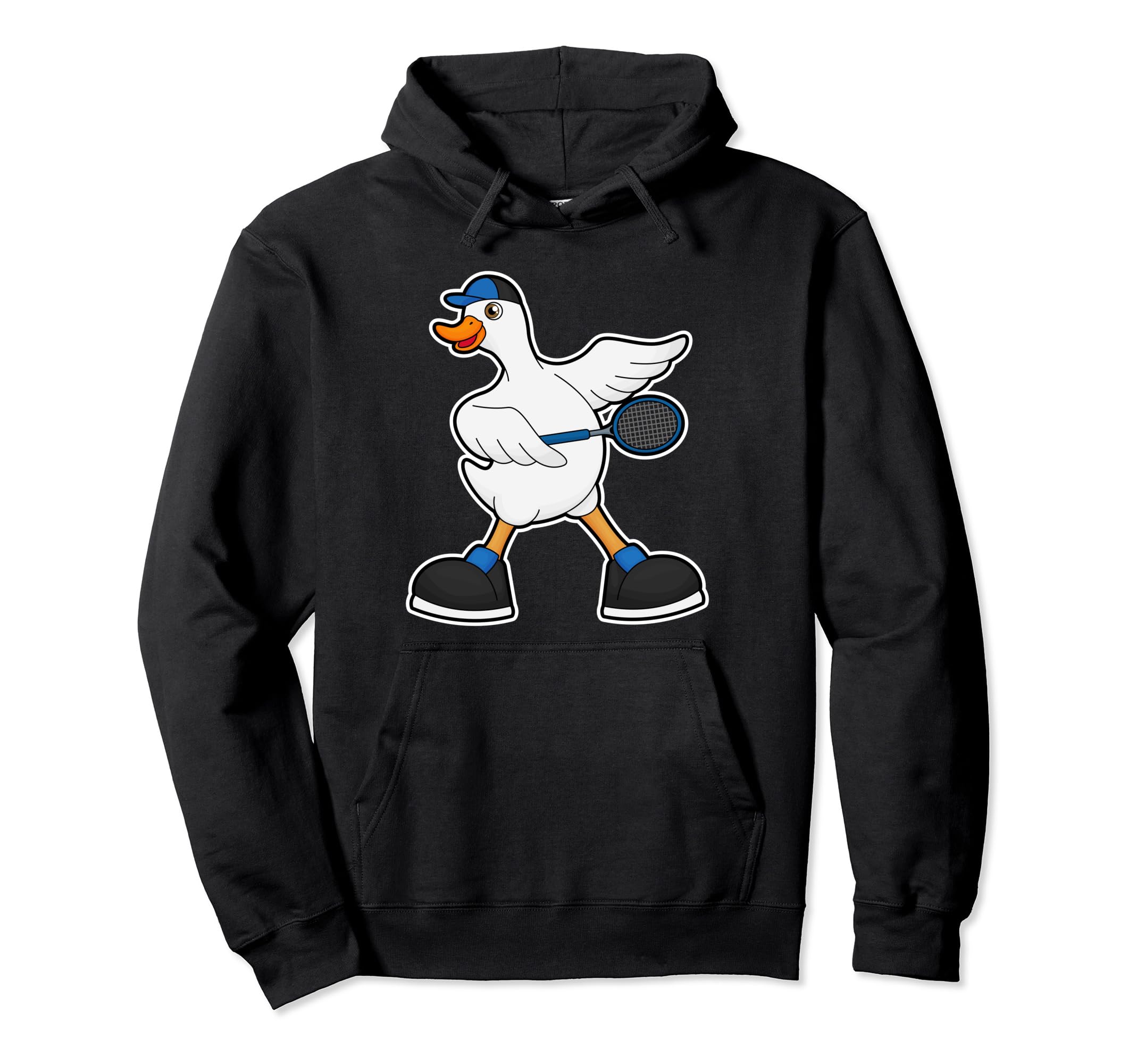 

duck tennis tennis racket sports hoodie