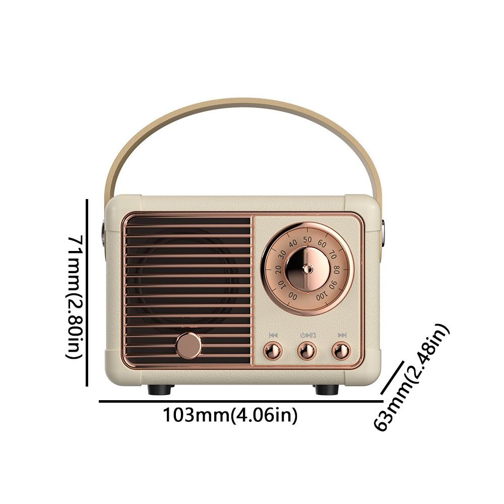 HiFi Sound Portable Speaker Rich Bass Wireless Speaker Classical Music Player  Car Stereo