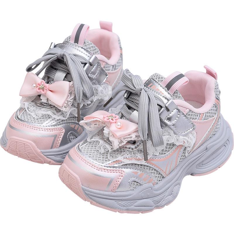 Prinzessinnen-Sneaker für Mädchen - Niedliche, weich gefederte Kinderschuhe für Frühjahr 2026.