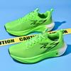 2025 New Carbon Board Running Shoes Summer Mesh Breathable Lightweight Shock-absorbing Popcorn Bottom Youth Sports Shoes