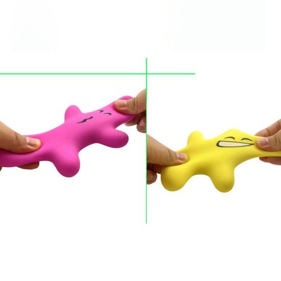 Cartoon Expression Man Squeeze Toy Stress Relief Flour Man Sensory Toy Soft Stretch Anxiety Relieving Toy Party Favors