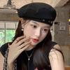 Beret Autumn and Winter Hat Women's New Design Sense Niche Versatile Painter Hat Summer Trendy High Sense