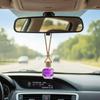 Car Hanging Glass Bottle Air Freshener Empty Bottle Aromatherapy Pendant Diffuser Auto Rearview Mirror Car Air Freshener