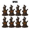 Halloween Decorations LED Ghost Lantern Candle Lights Stump Lanterns Holiday Ambience Ornaments Horror Decoration