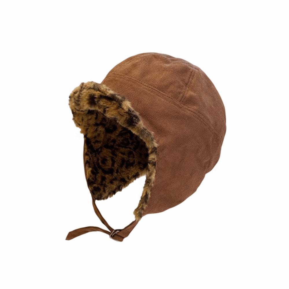 Retro Earmuffs Cap Imitation Mink Fur Bomber Hats Unisex Ski Hats  Winter Season Outdoor Headwear