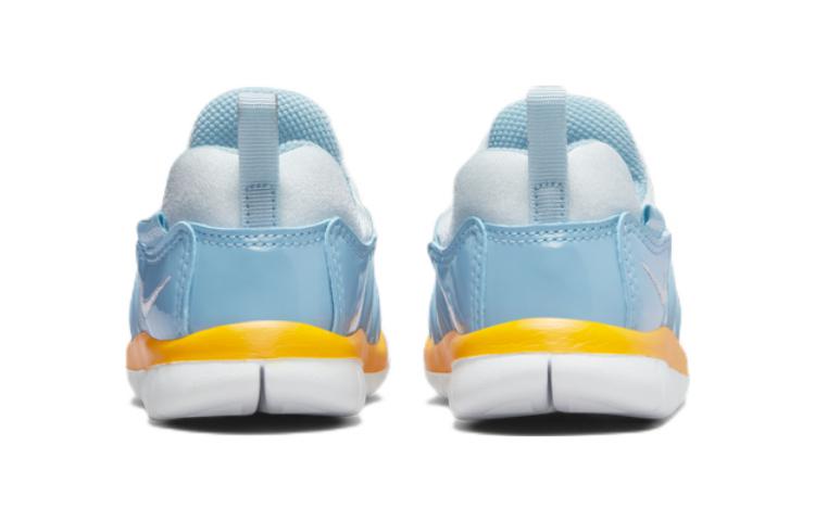 Nike Dynamo Free Slip Resistant Cushioning Abrasion Resistant Low Top Toddler Shoes Blue Infant And Toddler 343938-438